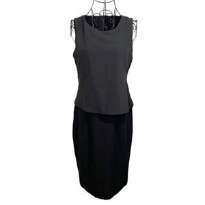 BEBE Vintage Tailored custom overlay dress size M